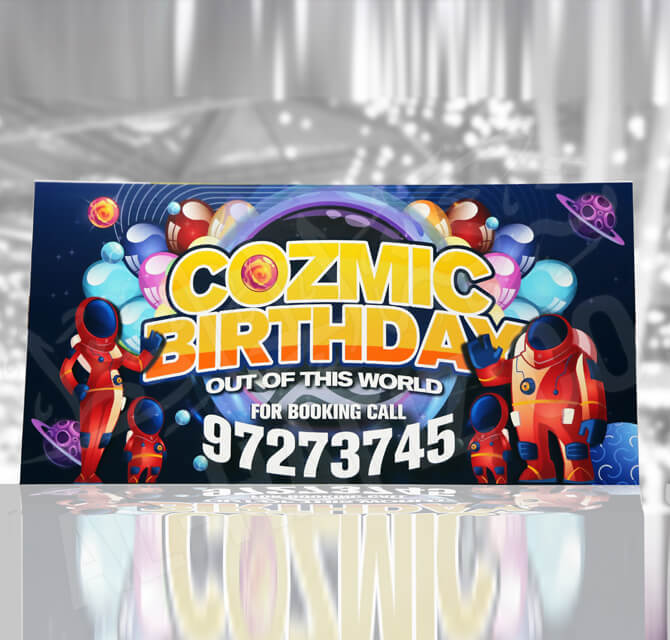 Birthday Party Backdrop Printing